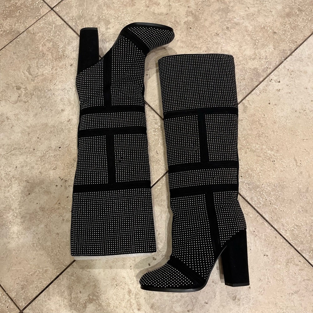 ALDO Meradle-98 Studded Knee High Boots